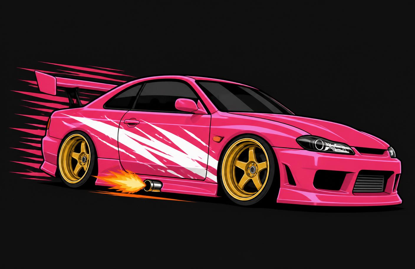 Tuner Culture — modified vehicle illustration